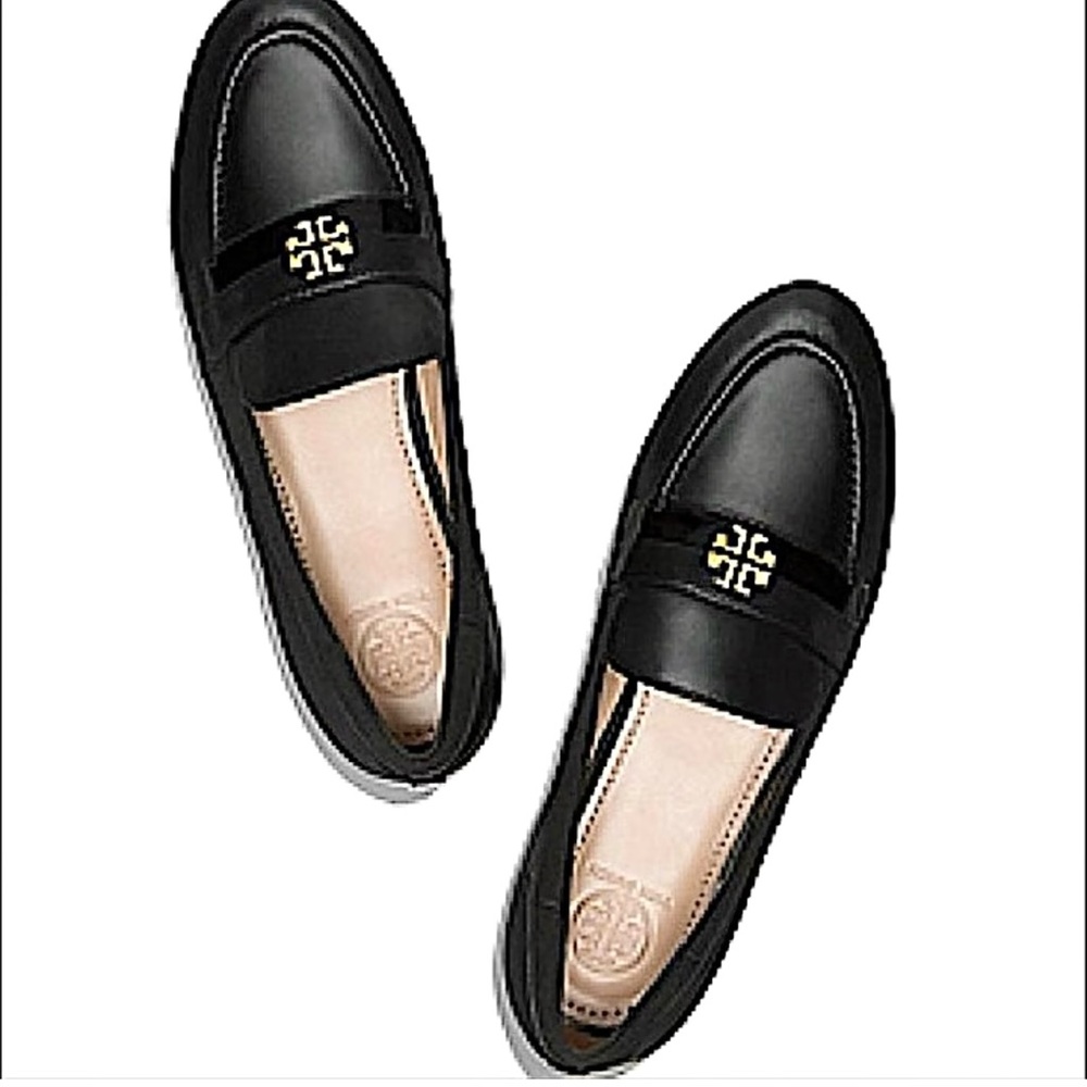 Tory Burch Black Loafers